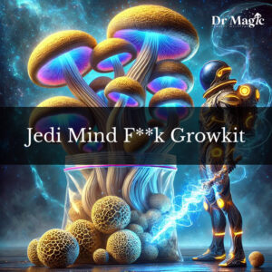 Growkit Jedi Mind F**k (w skrócie JMF) to specjalistyczny zestaw do obserwacji rozwoju grzybni Psilocybe cubensis, inspirowany kulturą Gwiezdnych Wojen.